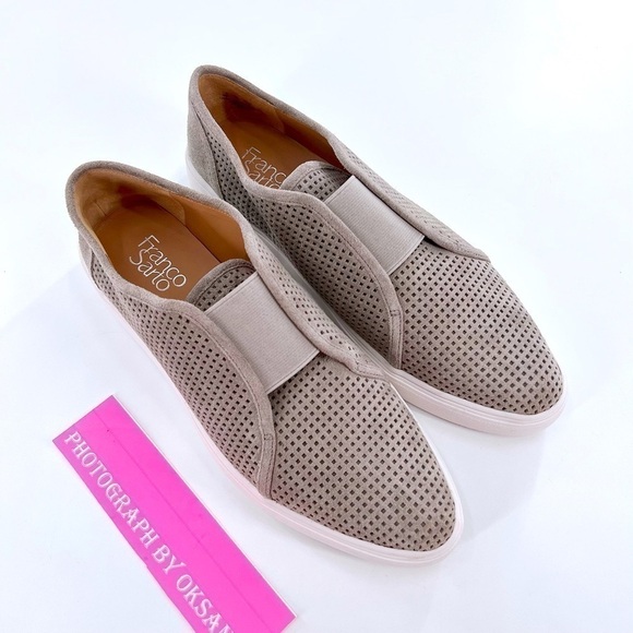 FRANCO SARTO NADINE SLIP-ON SNEAKER Gray  Suede size 9 M - Picture 8 of 15